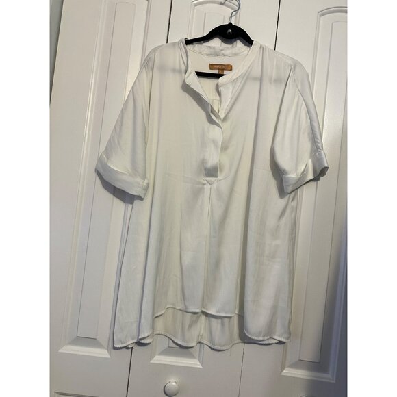 Ellen Tracy Affinity‎ blouse in chalk white XL - Picture 4 of 10
